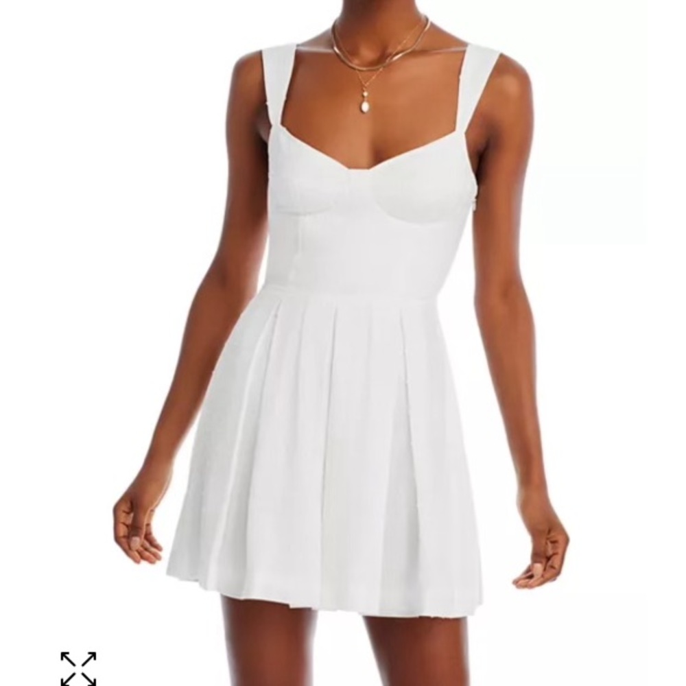 Aqua off white dress nwt great for summer and graduation